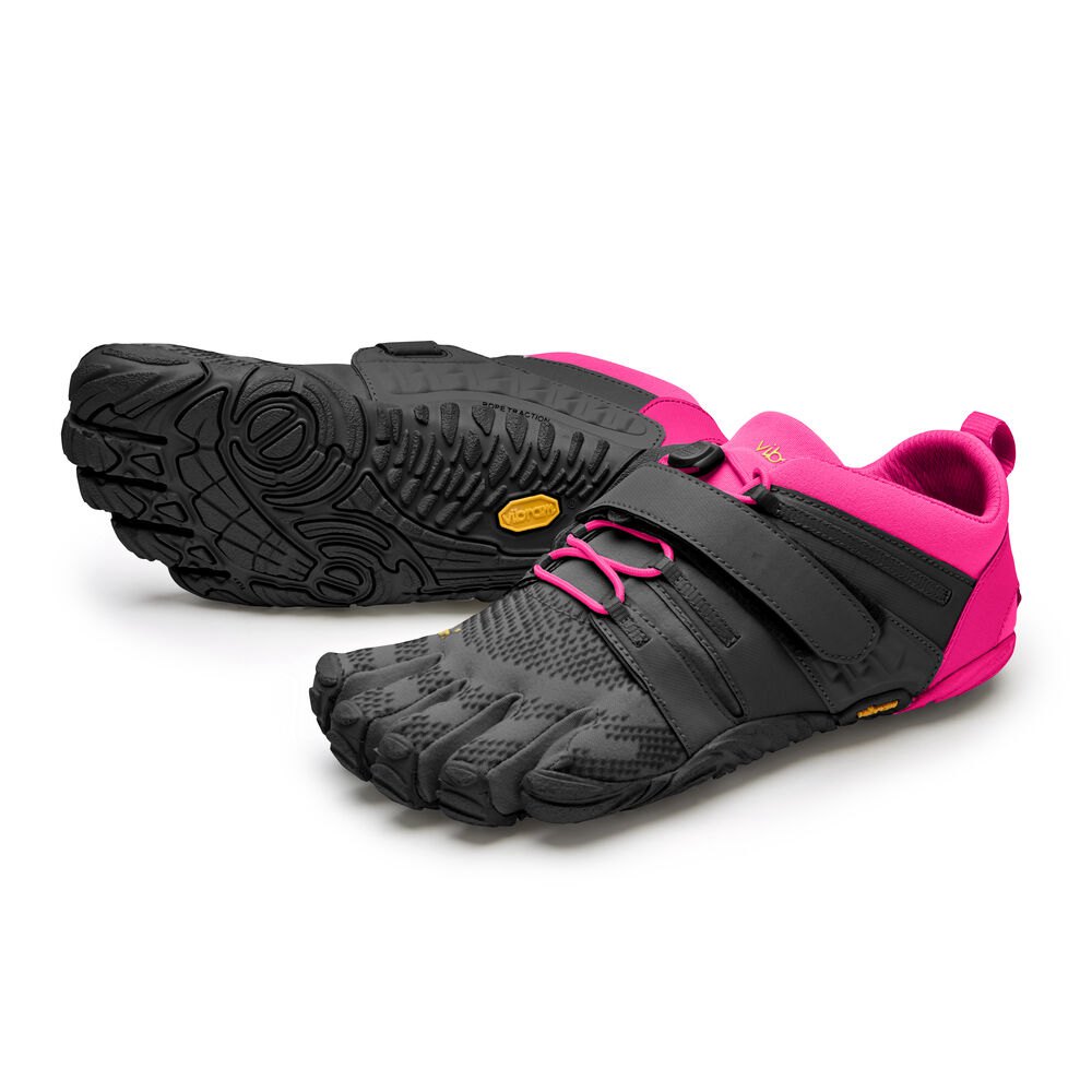 Botas Montaña Mujer Negros/Rosas - FiveFingers V-Train 2.0 - OVPBMA-269